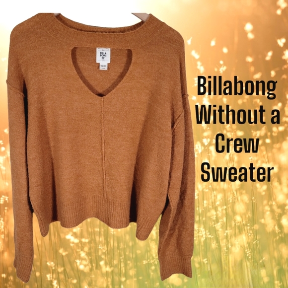 Billabong Without A Crew Sweater | Cutout Sweater | Brushed Wool Sweater | M - Picture 2 of 12
